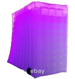 Photo Booth With LED Lights Color Changing Portable Backdrops Events Party Venue