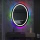Premium Led Bathroom Mirror Rgb Color Changing Mirror With Demister Touch Sensor