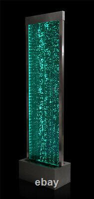 Primrose Bubble Water Wall With Colour Changing LED Lights 1.84M Stainless S