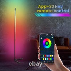 RGBW Colour Changing LED Floor Light Minimalist Mood Lamp Corner Stand 90cmTall