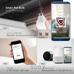 RGBW LED E14 Smart Light Bulb 5W Color Changing Works With Alexa & Google