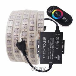 RGB Colour Changing LED Strip 220V 5050 IP67 Waterproof Commercial Rope Lights