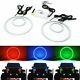 Rgb Led Angel Eyes Halo Rings For Jeep Wrangler Jk Headlight Foglamps With Wifi
