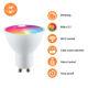 Rgb Led Smart Light Gu10 Bulbs Wifi Dimmable 5.5w Alexa Google Home 4pcs