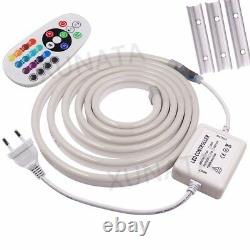 RGB Led Neon Rope Light Strip AC 220V 240V Waterproof SMD 2835 5050 White UK/EU