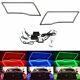 Rgb Multi-color Led Angel Eye Halo Rings For 2009-17 Dodge Ram Truck Withremote