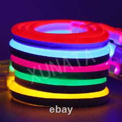 RGB Neon LED Strip 220V 240V 2835 Commercial Tube Rope Lights +Remote Controller
