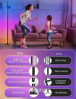 RGB Smart LED Floor Lamp with Alexa & Google Assistant Control Color Changing