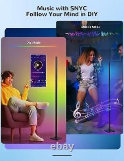 RGB Smart LED Floor Lamp with Alexa & Google Assistant Control Color Changing