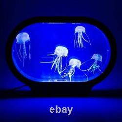 Realistic Jellyfish Tank Lamp Light Reactive Colour Changing Mood Home Aquarium