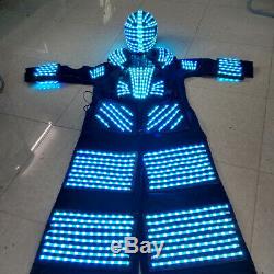 Remote Control 7 Color Change LED Robot Clothing Clothes Costume Party Suit