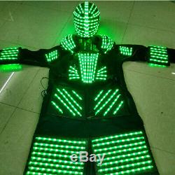 Remote Control 7 Color Change LED Robot Clothing Clothes Costume Party Suit