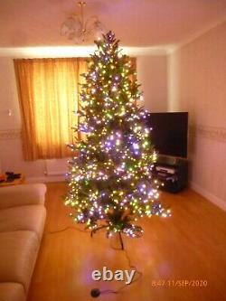 Santa, S Best 7ft Green Spruce Tree 15 Func R/c 1500 Led Colour Change Led Lights