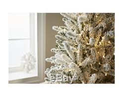 Santas Best Majestic Christmas Tree R/c Colour Change Led Lights Snowflock
