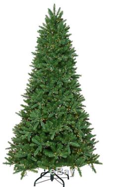 Santas Best Majestic Christmas Tree R/c Colour Change Led Lights Snowflock