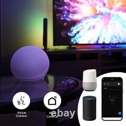 Smart LED Light Bars RGBIC TV Backlight Cinema Gaming Kit App Control Music Sync