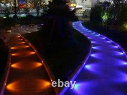 Smart WIFI 30mm LED Deck/decking Lights RGB Colour Changing Kitchen Plinth Lamps