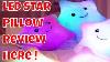 Star Shaped Glowing Led Pillow 7 Color Changing Light Up Review By Thinkunboxing