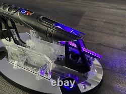 Star Wars Saberforge Bane Lightsaber With Led Color Changing WiFi Stand Sounds