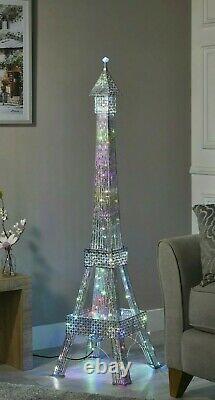 Stunning 146cm Eiffel Tower Floor Lamp 112 colour-changing LED's