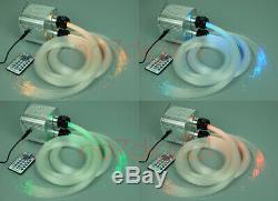 Top RGBW fiber optic lights kit optical fiber light DIY twinkle stars sky 600pcs