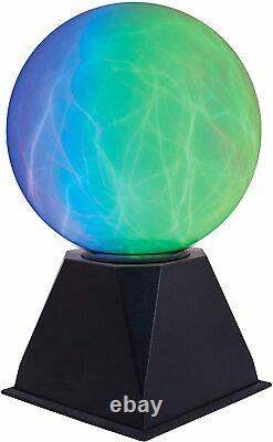 Touch & Sound Activated 6 Lightning Storm Plasma Ball Colour Light Globe Lamp