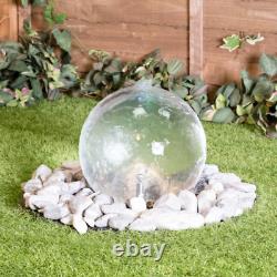 Translucent Sphere Water Feature with Colour Changing LEDs by Ambiente D