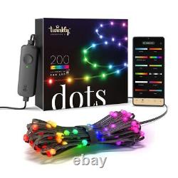 Twinkly DOTS Gen II (2) Smart App Controlled Christmas RGB Fairy String Lights