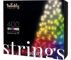 Twinkly Strings App-Controlled 400 RGB+W LED Indoor Outdoor Lighting Decoration