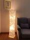 Uk New Lamp Rgb Led With 2 Colour Bulbs Fabric Soft Light Floor Lamp Modern