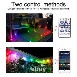WIFI LED Deck/decking Lights RGBIC Colour Changing Kitchen Garden Plinth Lamps