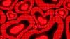 Warped Black And Red Y2k Neon Led Lights Heart Background 1 Hour Looped Hd