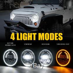 Xprite 7 Prism Series 85W LED Headlights With DRL For 1997-2018 Jeep Wrangler