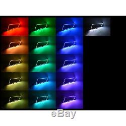 09-16 Dodge Ram Sport Multi-color Changing Décalage Led Rgb Phare Halo Bague
