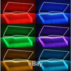 09-16 Dodge Ram Sport Multi-color Changing Décalage Led Rgb Phare Halo Bague