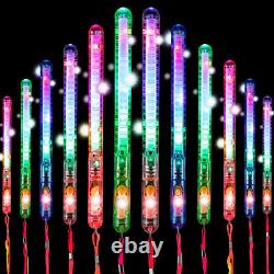 100×Bâtons lumineux de fête qui changent de couleur, lueur LED, bâton clignotant dans le noir