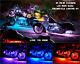 10pc 18 Changement De Couleur Led Honda Shadow Motorcycle Led Strip / Pod Neon Light Kit