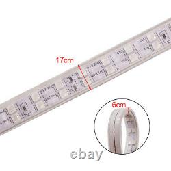 120led/m Rgb Led Strip Lights Tape Outdoor Xmas Rope Tube Decor Imperméable 220v