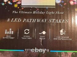 16 Gemmy Orchestra Of Lights Couleur Changer Candy Cane Christmas Pathway Markers