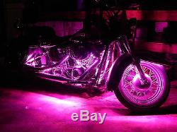 18 Changement De Couleur Led Road King Motorcycle 16pc Motorcycle Led Neon Light Kit