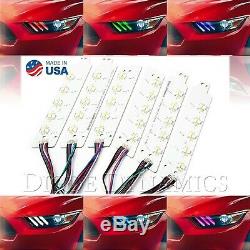 2015-2017 Ford Mustang Rgbw Led Multi-couleur Changeant Accent De Phare Drl Set