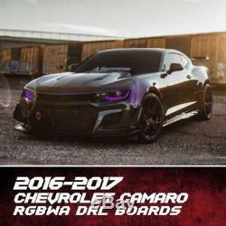 2016-2019 Chevrolet Camaro Color-chasing Ou Rgbw Changeant De Couleur Boards Led Drl