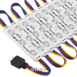 20-1000PCS RGB 5050 SMD Module de lumière LED pour devanture de magasin, enseigne de fenêtre, lampe étanche