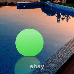 20cm Imperméable Floating Outdoor Mood Ball Light Sphere Garden Lampe Led