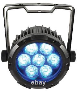 4 x QTX HIPAR100 LED Par Extérieur Changeable de Couleur DMX RGBWA