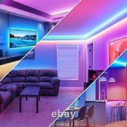 50 Rouleaux de 16,4ft de lumières LED RGB pour chambre pour décoration de salle de fête à la maison 12V