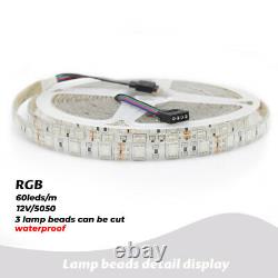 5-30m 12v Led Strip Light Rgb Ip65 Chritmas Holiday Lighting Bluetooth Control