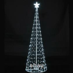 6ft Christmas Outdoor Digital Led Remote Control Light Up Changement De Couleur De L'arbre