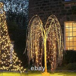 6ft Led Lighted Willow Tree St Patricks Décor Couleur Extérieure Changer La Lumière Vers Le Haut