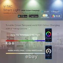Ampoule LED E14 intelligente RGBW 5W à changement de couleur, compatible avec Alexa & Google